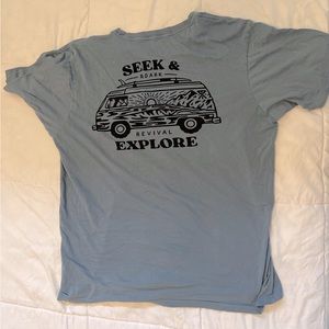 Roark Revival Men’s XL - Graphic Tee in Soft Blue